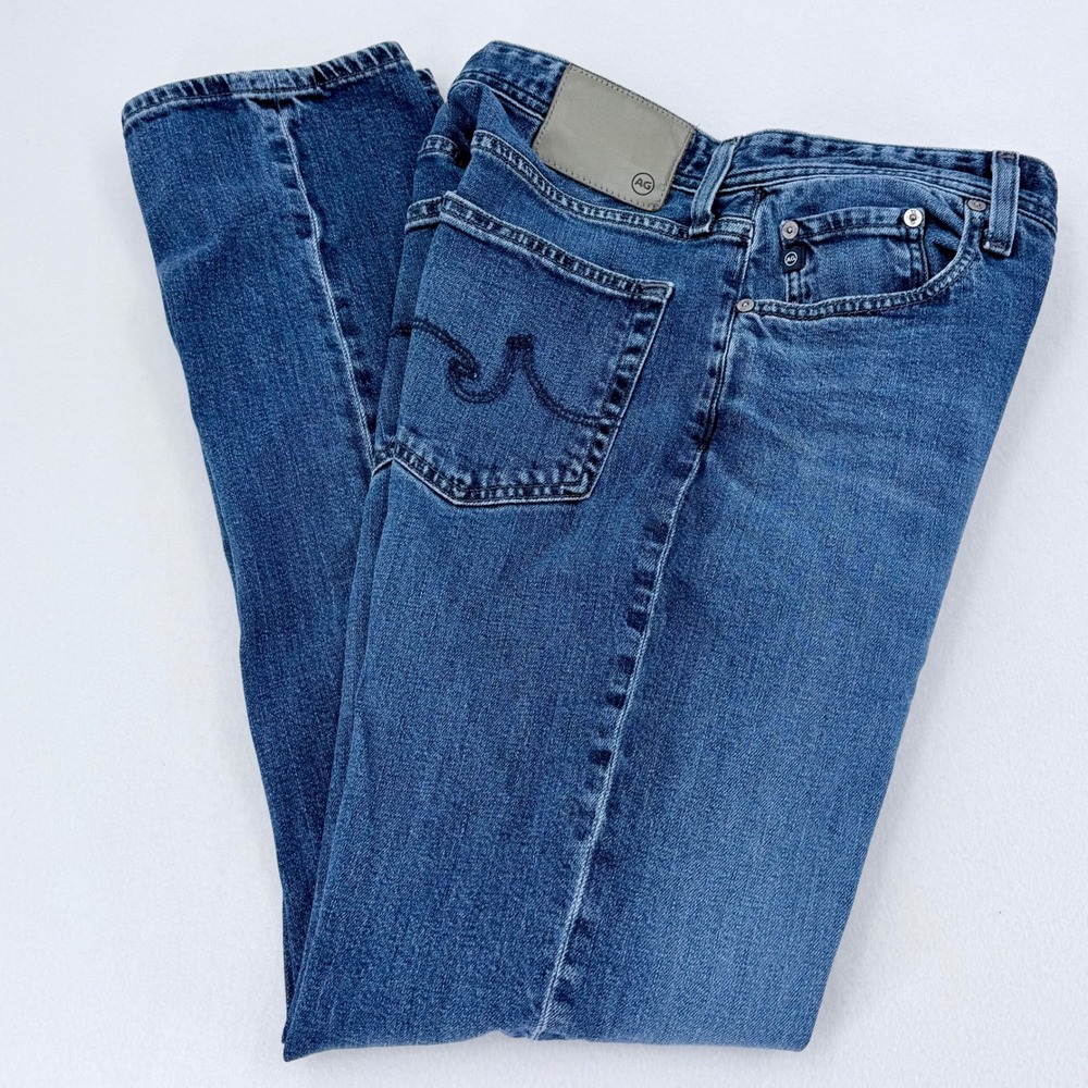 AG Everett Slim Straight Jeans Mens 33x32 Blue Japanese Fabric Excellent